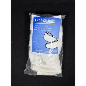 Trimaco Pro Protection Shoe Guards Disposable White 4 Pairs One Size 04508/LWS